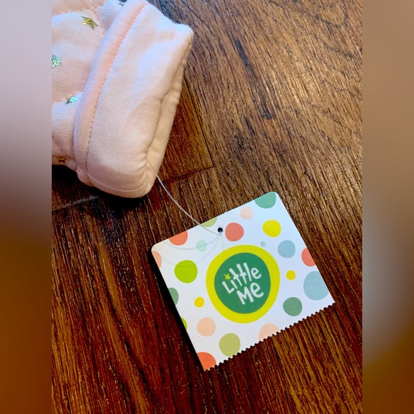 NWT Little Me Girls Hooded Snowsuit - Picture 4 of 6